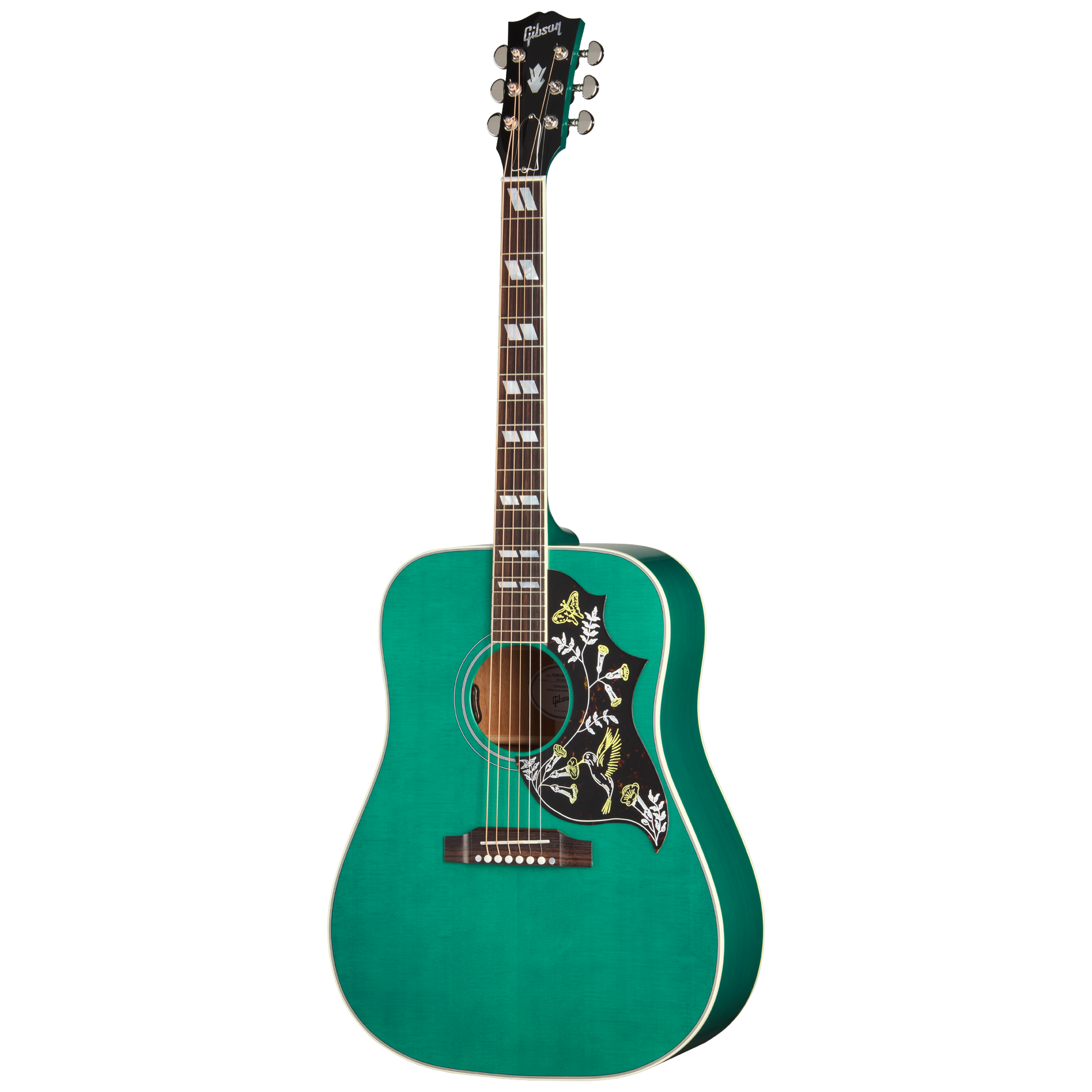 Gibson Hummingbird Standard Translucent Teal w/case