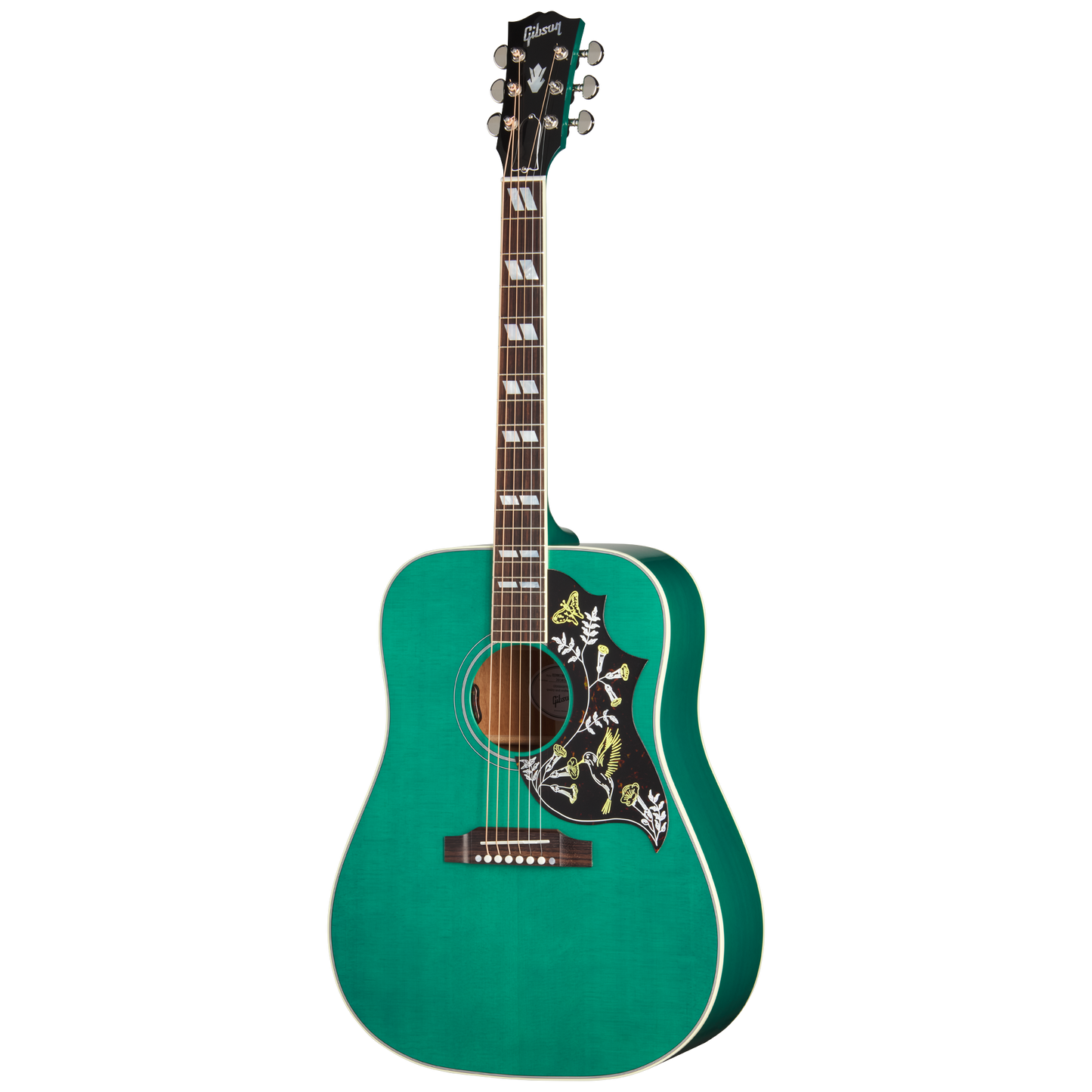 Gibson Hummingbird Standard Translucent Teal w/case