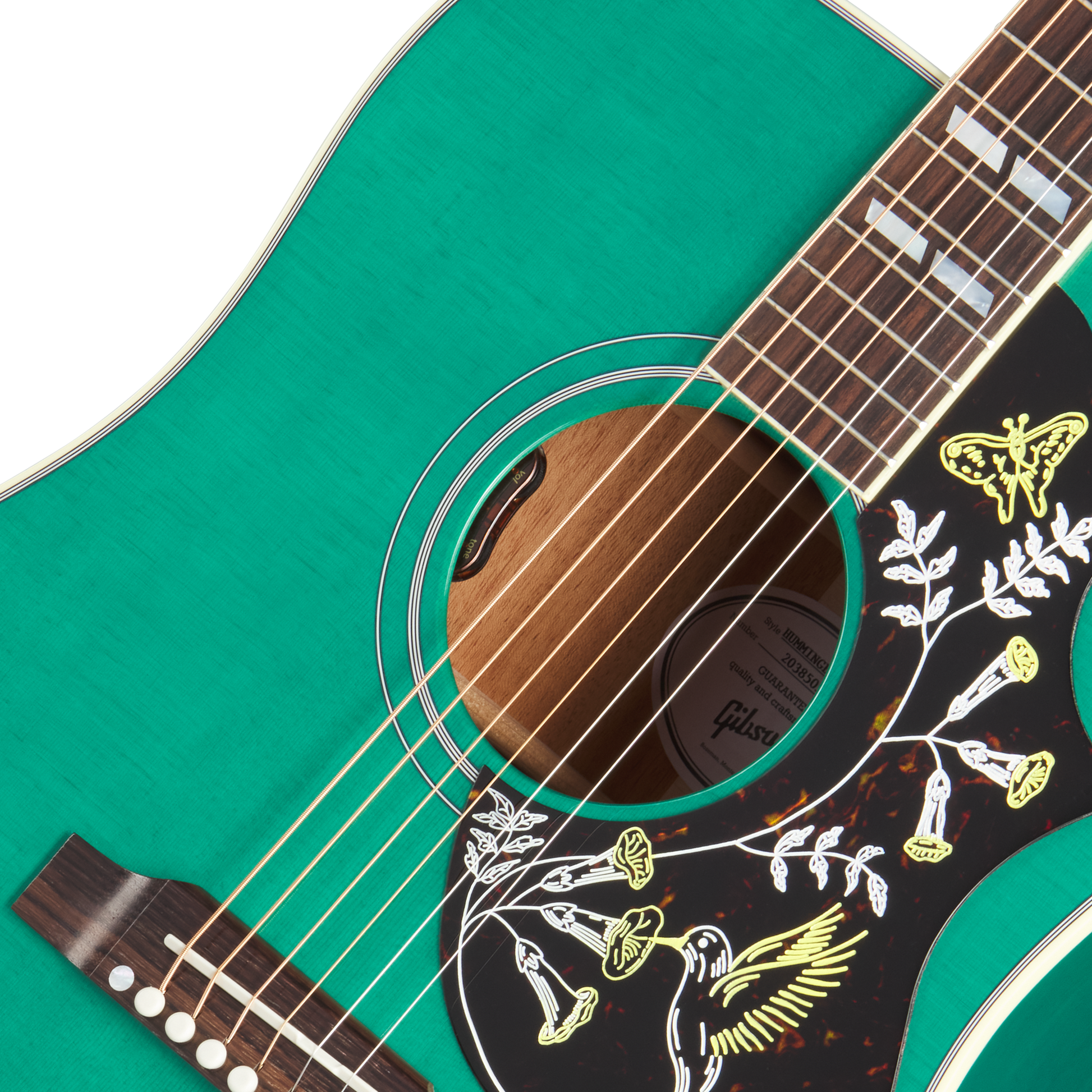 Gibson Hummingbird Standard, Translucent Teal