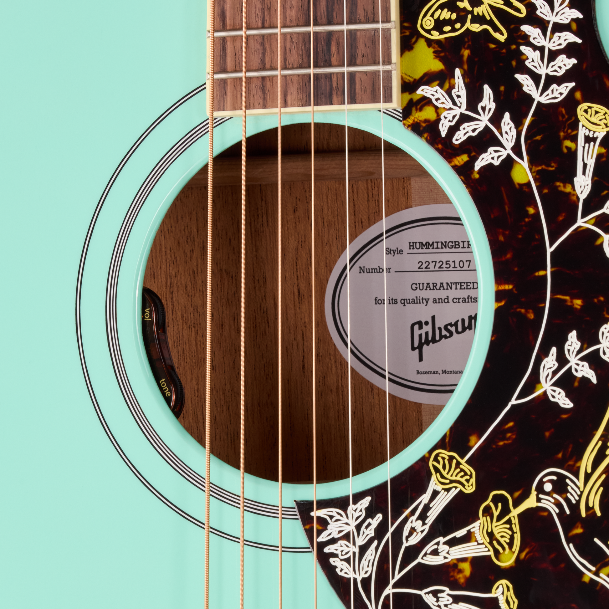 Gibson Hummingbird Standard, Southwestern Turquoise