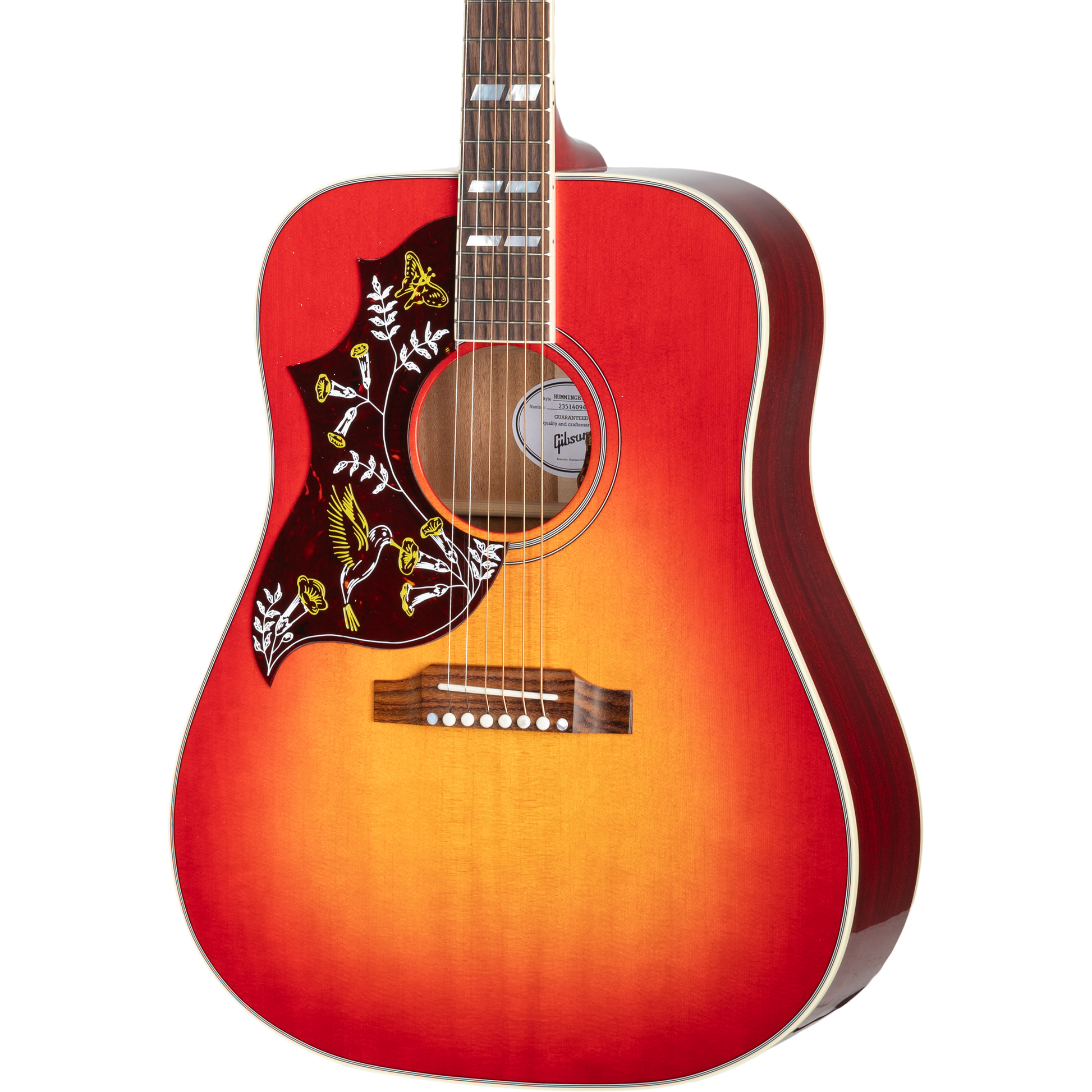 Gibson Hummingbird Standard Left-Handed Acoustic Electric Guitar - Vintage Cherry Sunburst