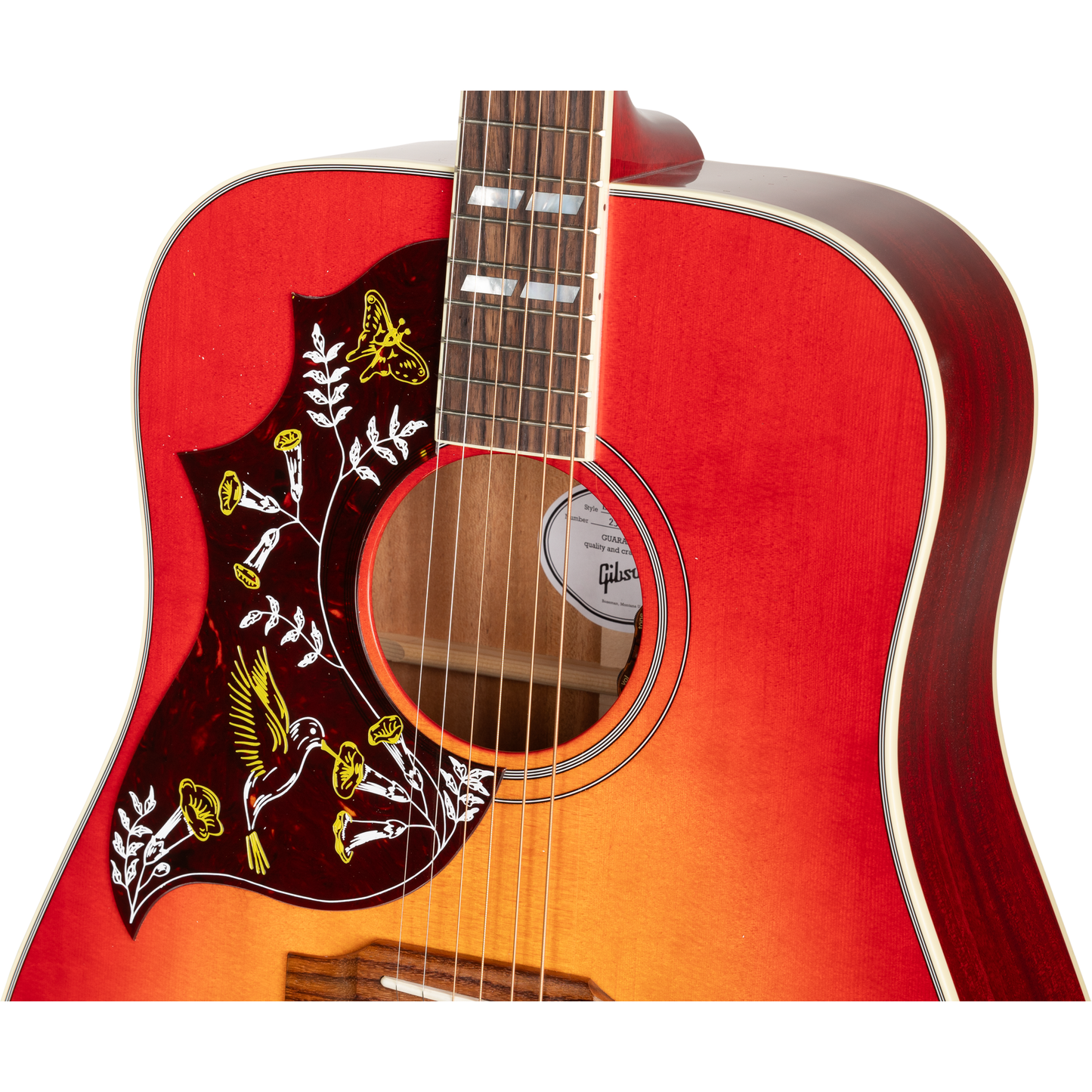 Gibson Hummingbird Standard Left-Handed Acoustic Electric Guitar - Vintage Cherry Sunburst