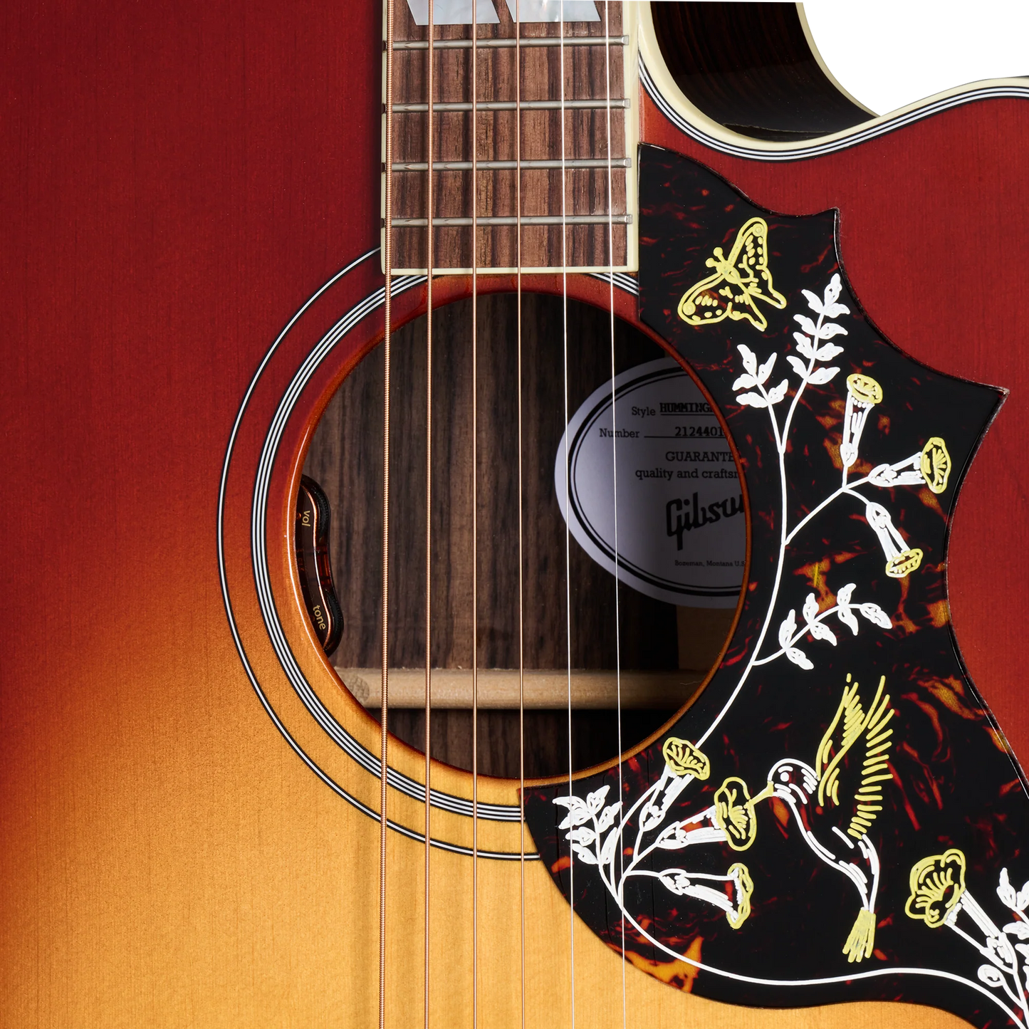 Gibson Hummingbird Standard Rosewood EC, Rosewood Burst