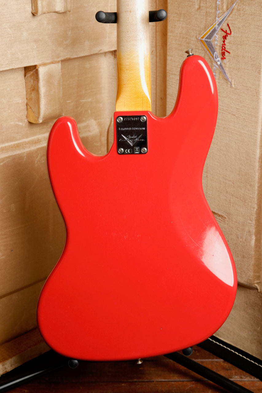 Fender Custom Shop LTD '64 Jazz Bass Journeyman Aged Fiesta Red Pre-Owned