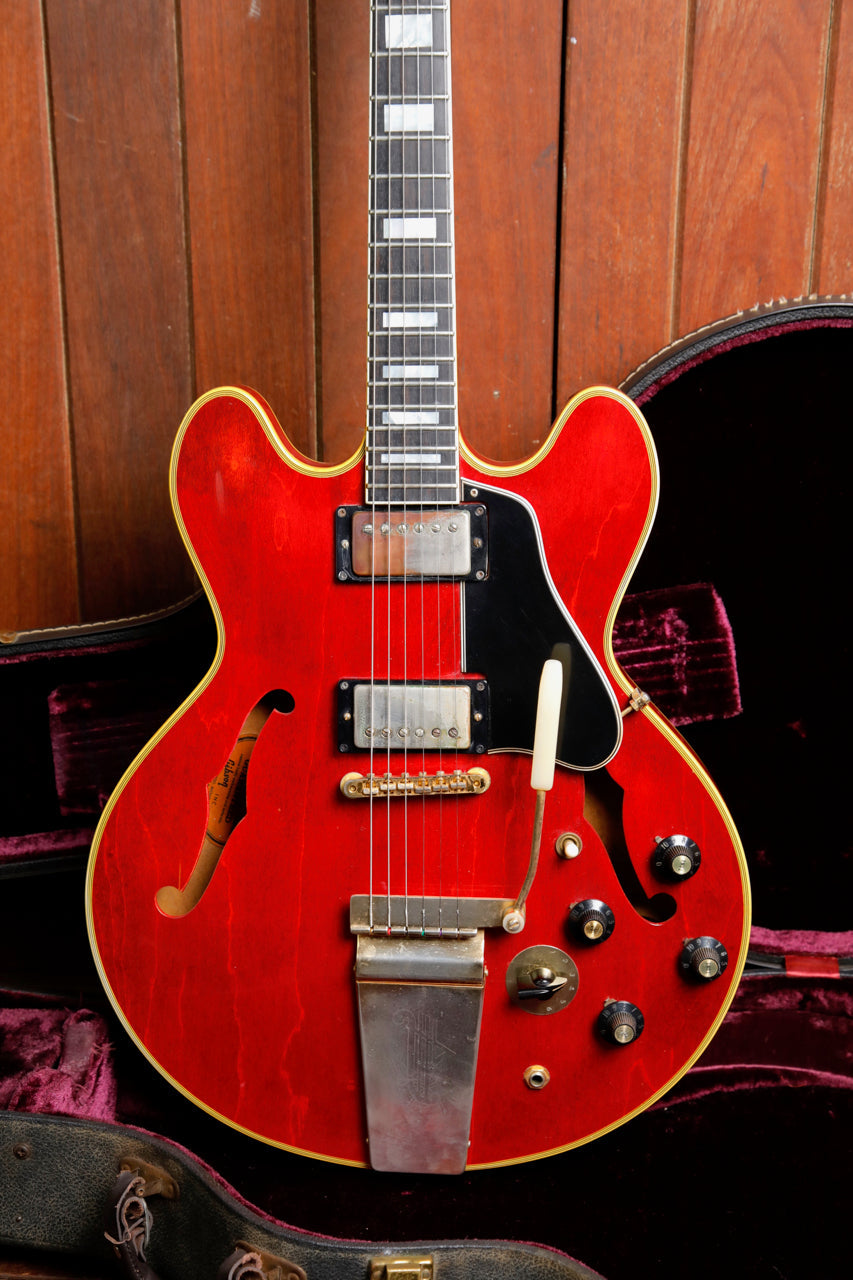 Gibson ES-355 Stereo Vintage 1968 Semi-Hollow Cherry Electric Guitar Pre-Owned
