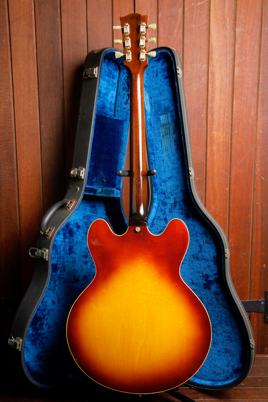 Gibson ES-345 Stereo Vintage 1968 Semi-Hollow Sunburst Electric Guitar Pre-Owned