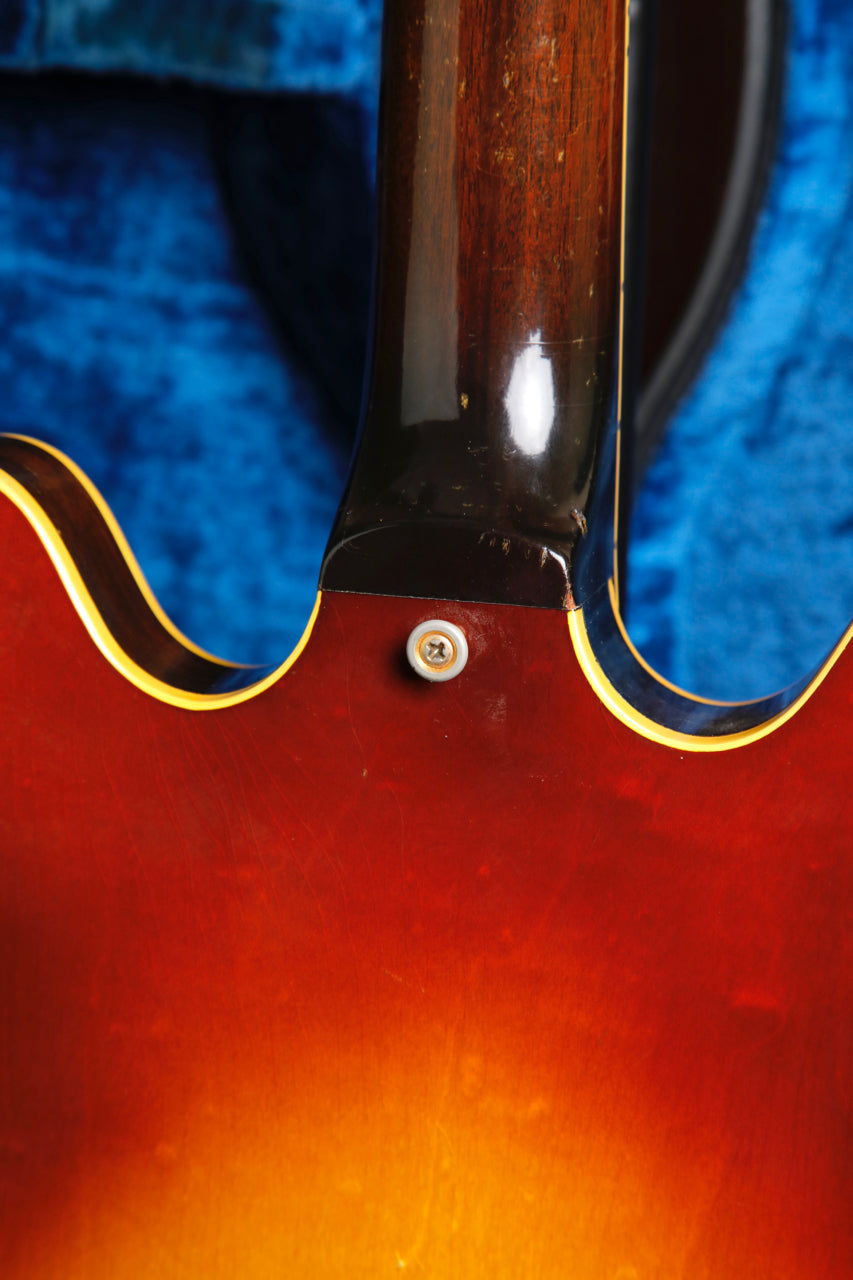 Gibson ES-345 Stereo Vintage 1968 Semi-Hollow Sunburst Electric Guitar Pre-Owned