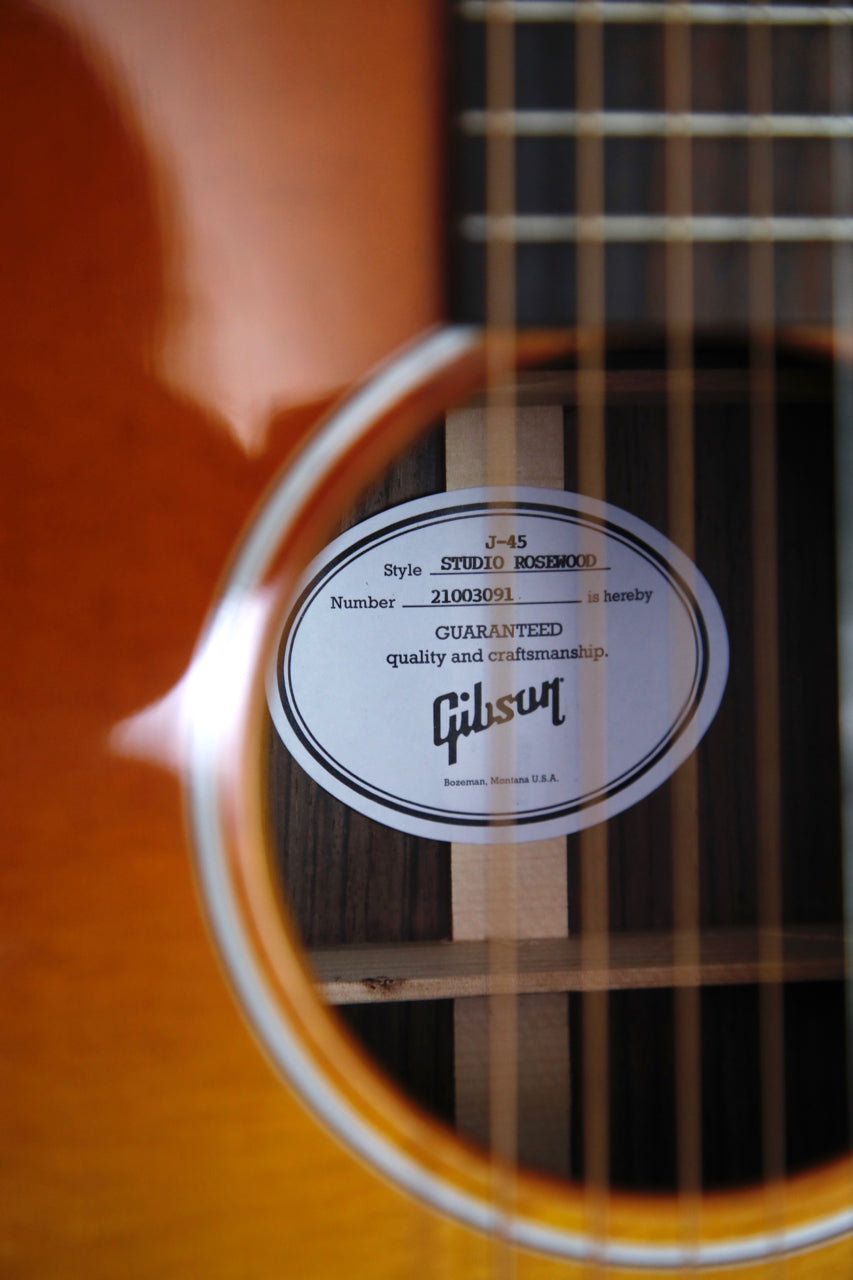 Gibson J-45 Studio Rosewood Burst Acoustic-Electric Guitar
