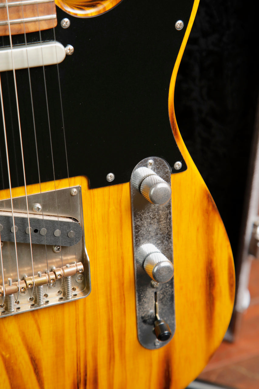 Patrick James Eggle OZ-T-S/S Torched Butterscotch Electric Guitar