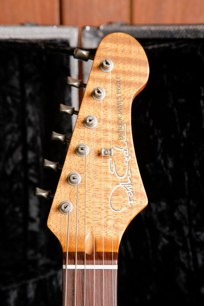 Patrick James Eggle OZ-T-S/S Trans Blonde Burst Electric Guitar