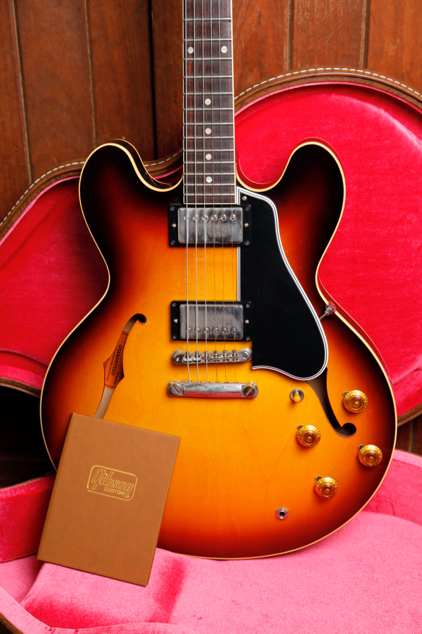 Gibson Custom 1959 ES-335 Vintage Burst VOS Semi-Hollow Electric Guitar 2021 Pre-Owned