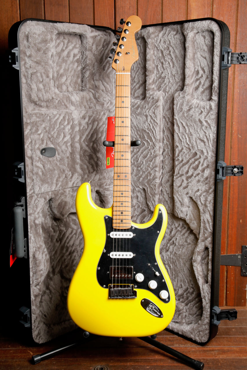 Fender Limited Edition American Ultra II HSS Stratocaster Grafitti Yellow