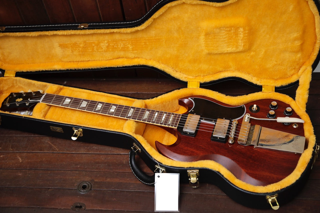 Gibson Custom Murphy Lab 1964 SG Standard With Maestro Vibrola Cherry Red Ultra Light Aged