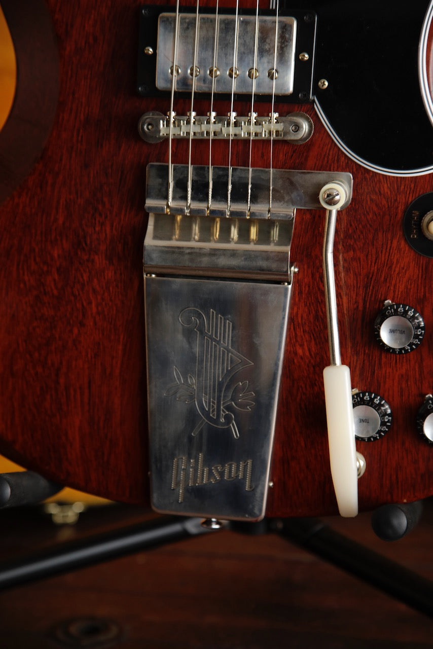 Gibson Custom Murphy Lab 1964 SG Standard With Maestro Vibrola Cherry Red Ultra Light Aged