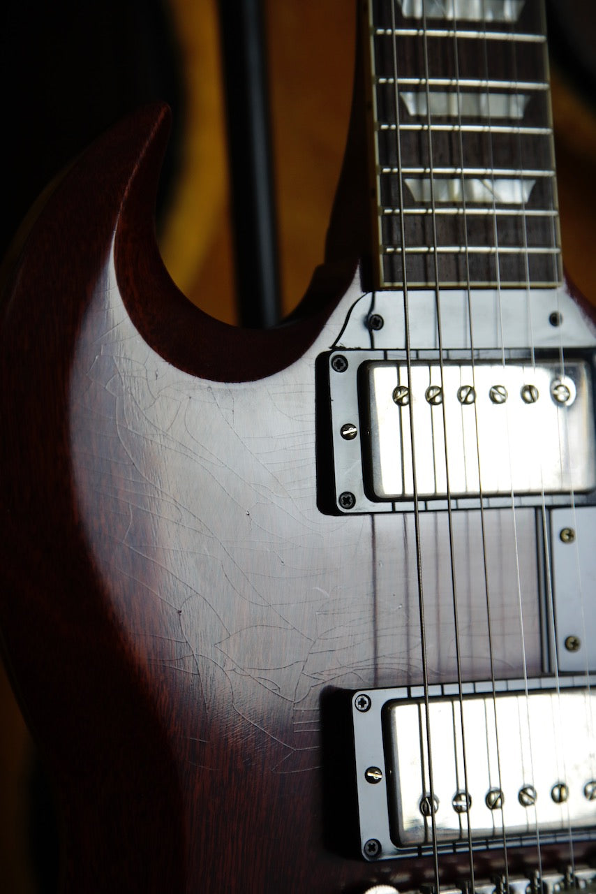 Gibson Custom Murphy Lab 1964 SG Standard With Maestro Vibrola Cherry Red Ultra Light Aged