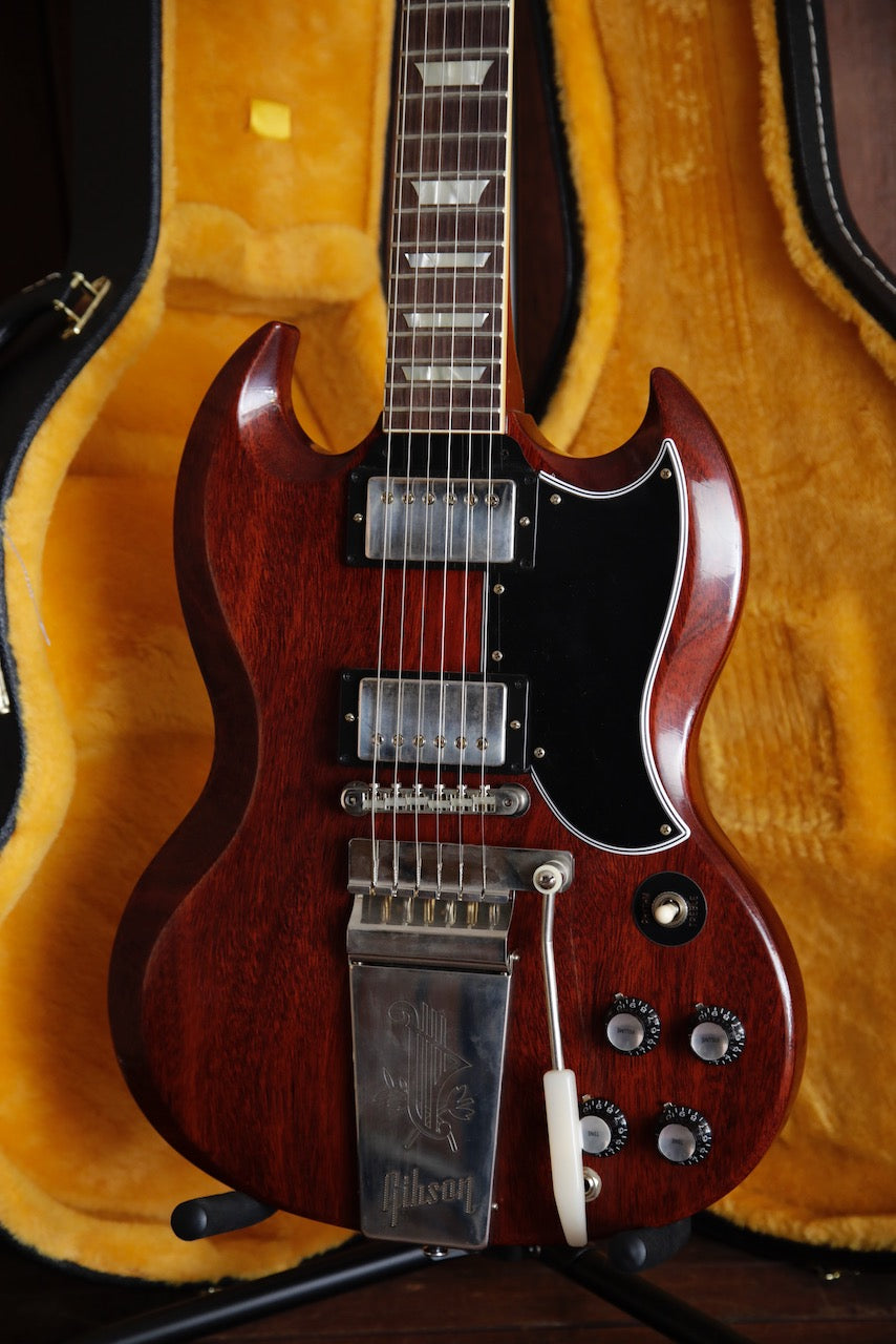 Gibson Custom Murphy Lab 1964 SG Standard With Maestro Vibrola Cherry Red Ultra Light Aged