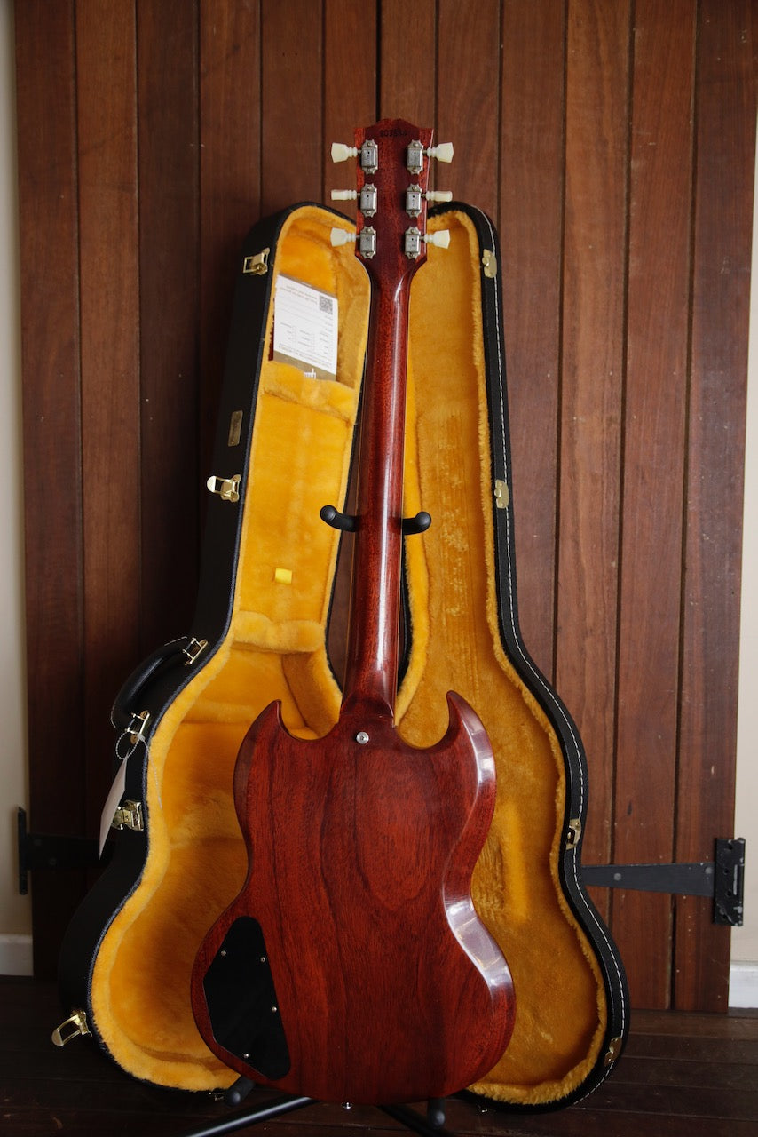 Gibson Custom Murphy Lab 1964 SG Standard With Maestro Vibrola Cherry Red Ultra Light Aged