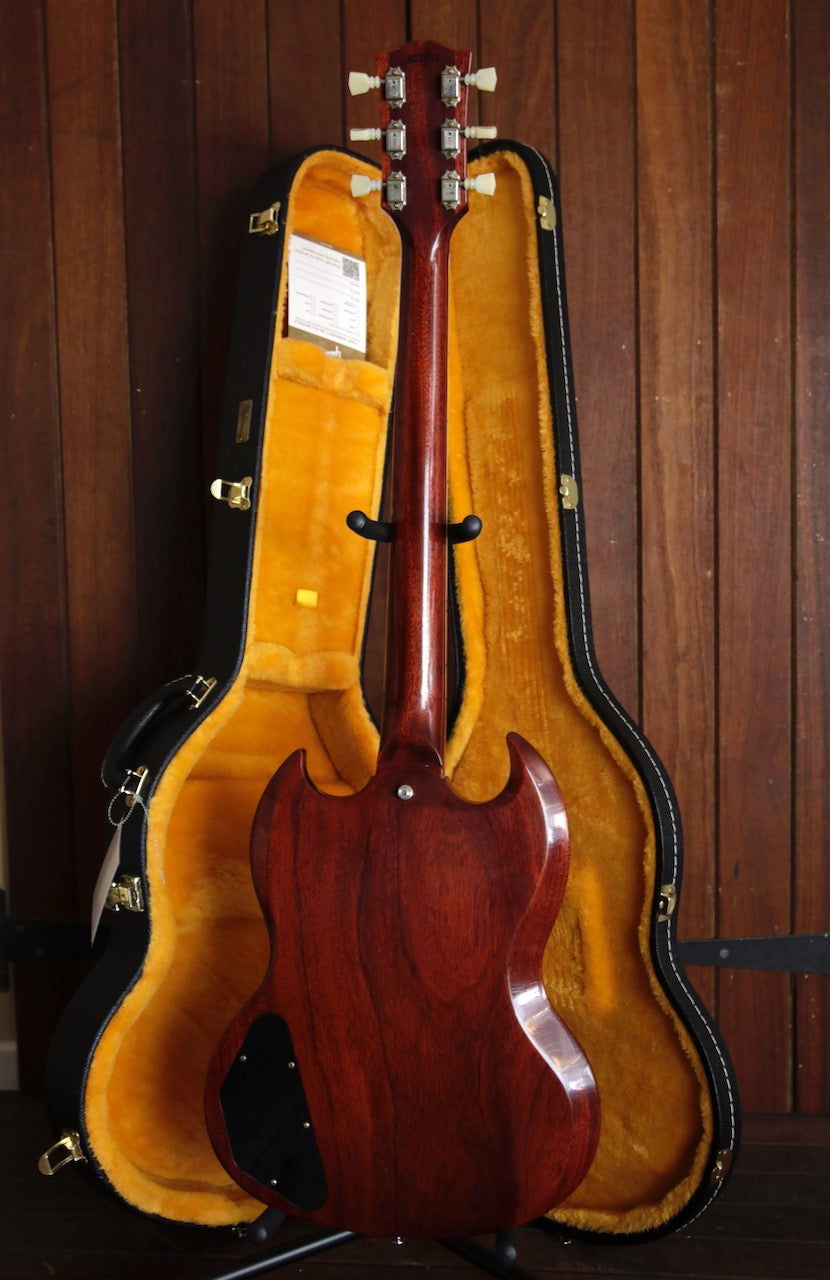 Gibson Custom Murphy Lab 1964 SG Standard With Maestro Vibrola Cherry Red Ultra Light Aged
