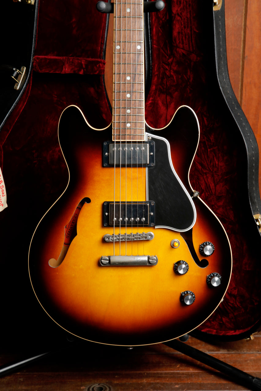 Gibson Custom Shop ES-339 Semi-Hollow Vintage Sunburst Electric Guitar Pre-Owned