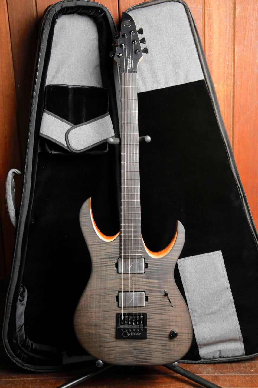 Mayones Duvell 6 Elite Transparent Graphite Satin Electric Guitar 2022 Pre-Owned