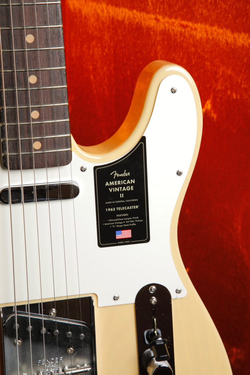 Fender American Vintage II 1963 Telecaster Vintage Blonde Electric Guitar