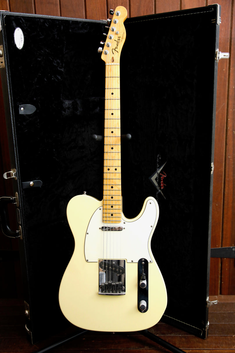 Fender Custom Shop Custom Classic Telecaster Vintage White Electric Guitar 2009 Pre-Owned