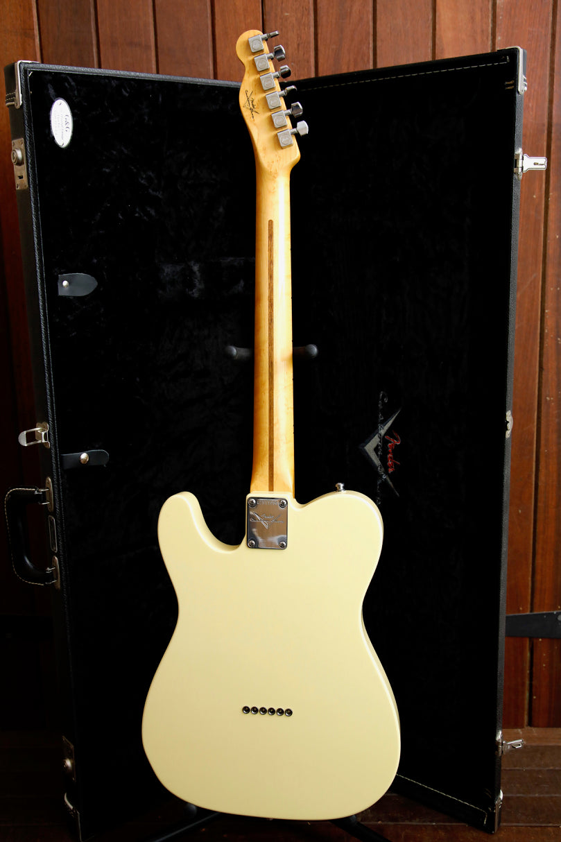 Fender Custom Shop Custom Classic Telecaster Vintage White Electric Guitar 2009 Pre-Owned