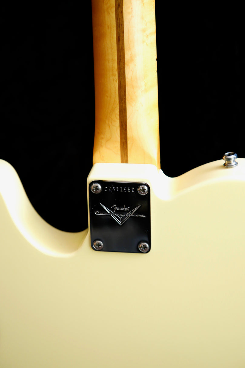 Fender Custom Shop Custom Classic Telecaster Vintage White Electric Guitar 2009 Pre-Owned