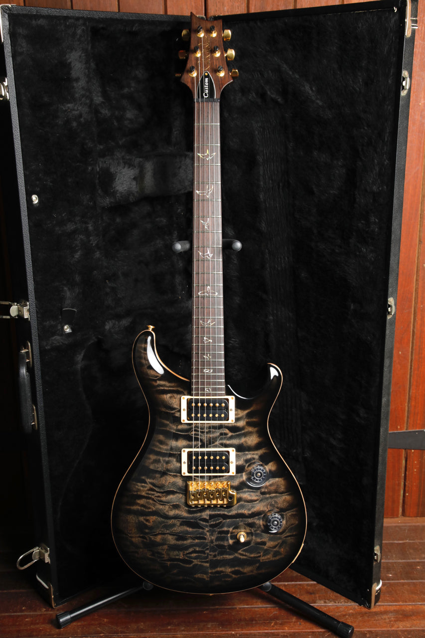 PRS Custom 24 10-Top Wood Library Rosewood Neck Charcoal Burst 2010 Pre-Owned