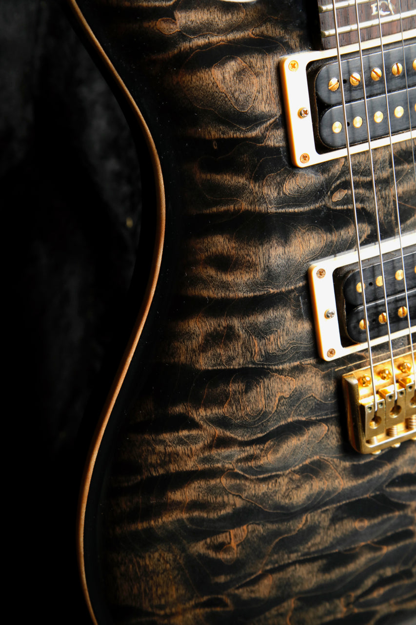 PRS Custom 24 10-Top Wood Library Rosewood Neck Charcoal Burst 2010 Pre-Owned