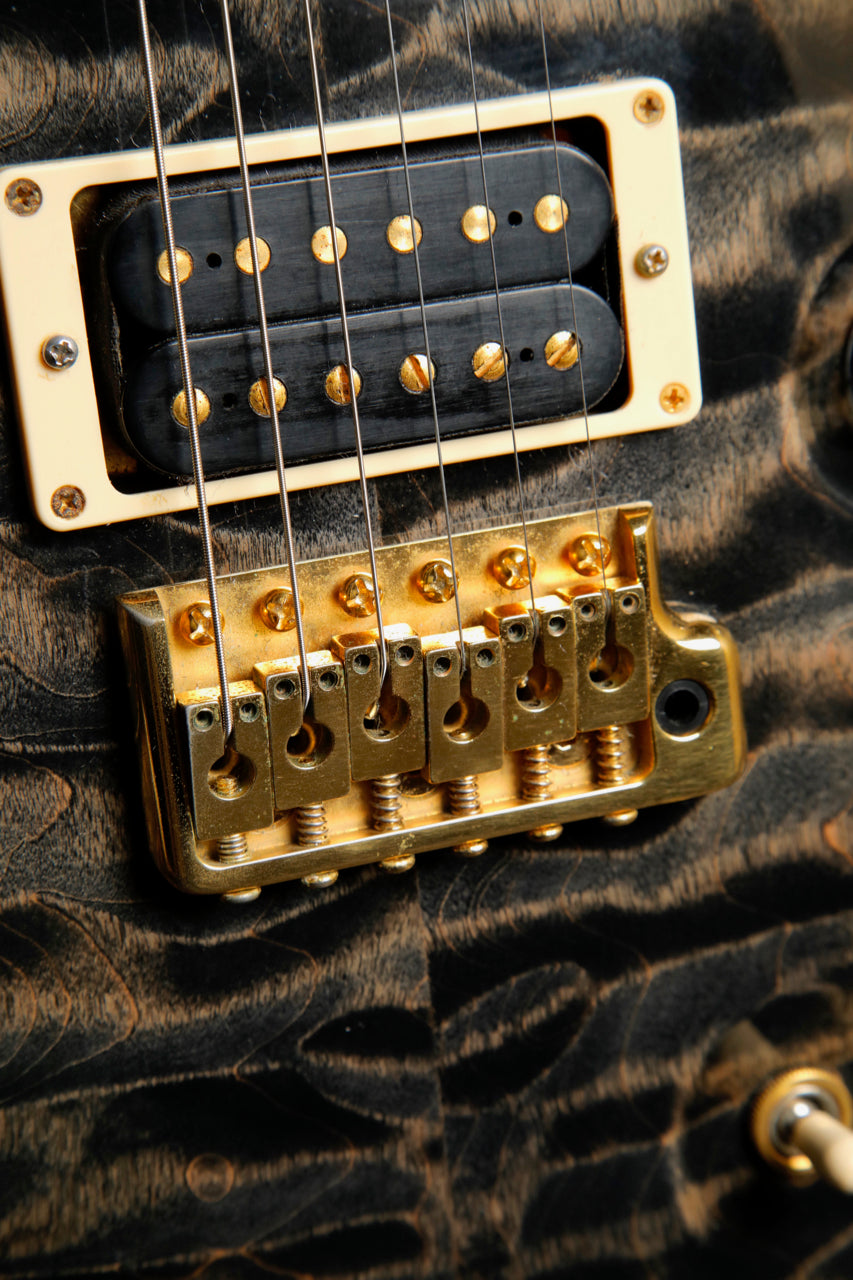 PRS Custom 24 10-Top Wood Library Rosewood Neck Charcoal Burst 2010 Pre-Owned