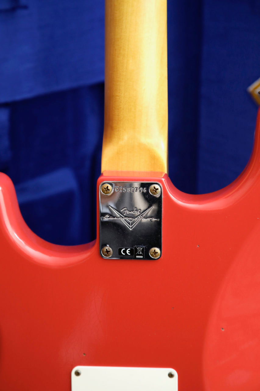 Fender Custom Shop 1964 Stratocaster Journeyman Aged Fiesta Red Electric Guitar