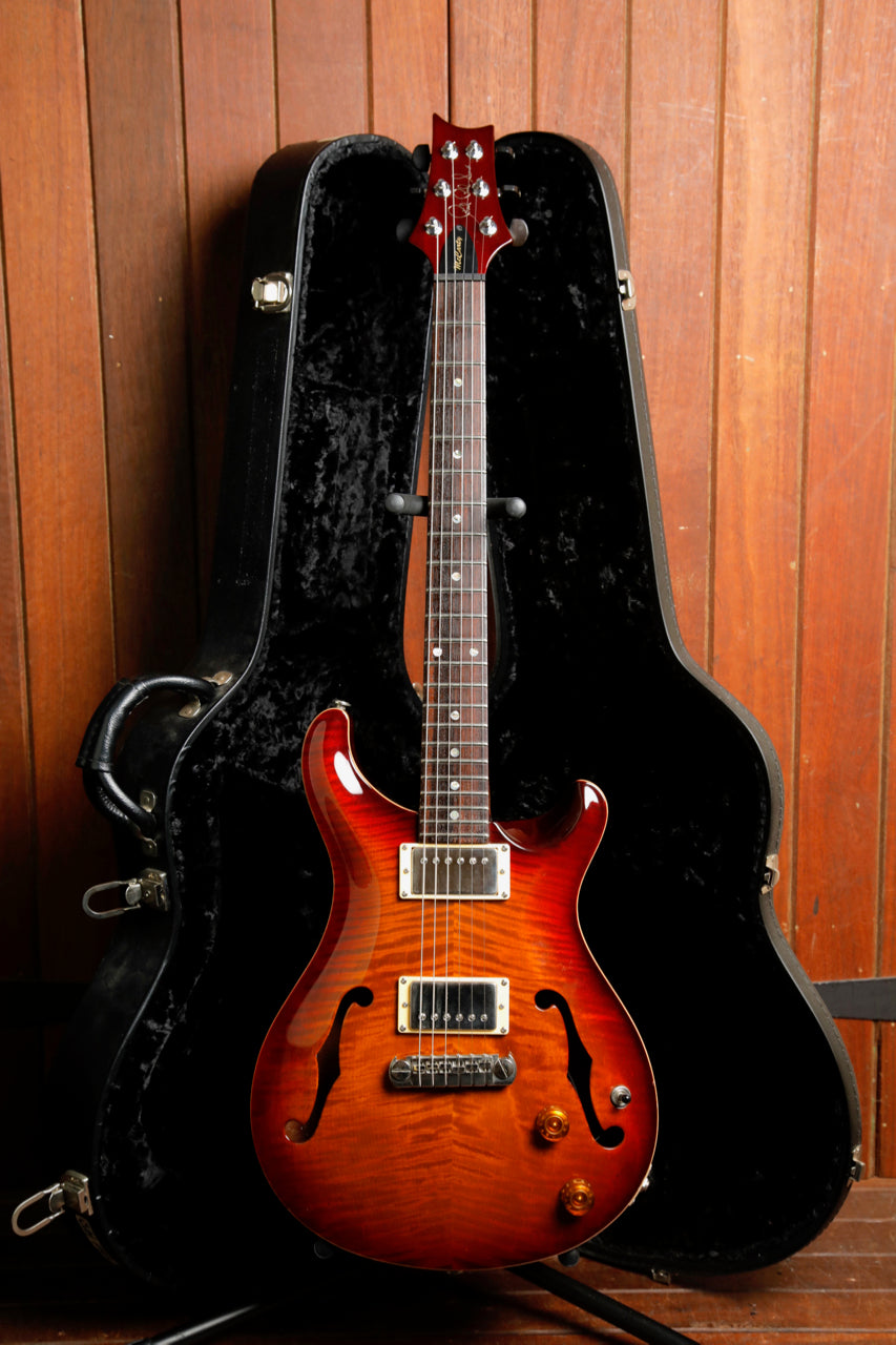 PRS McCarty Hollowbody Dark Cherry Sunburst Electric Guitar 1998 Pre-Owned