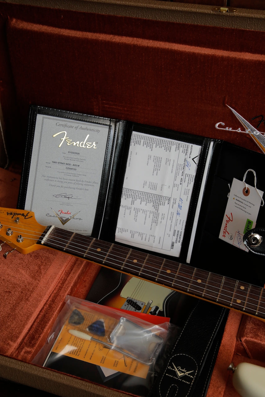 Fender Custom Shop Limited Edition 1960 Stratocaster NOS Aged Olympic White