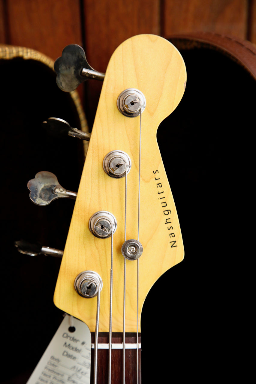 Nash JB-63 Olympic White Bass Guitar