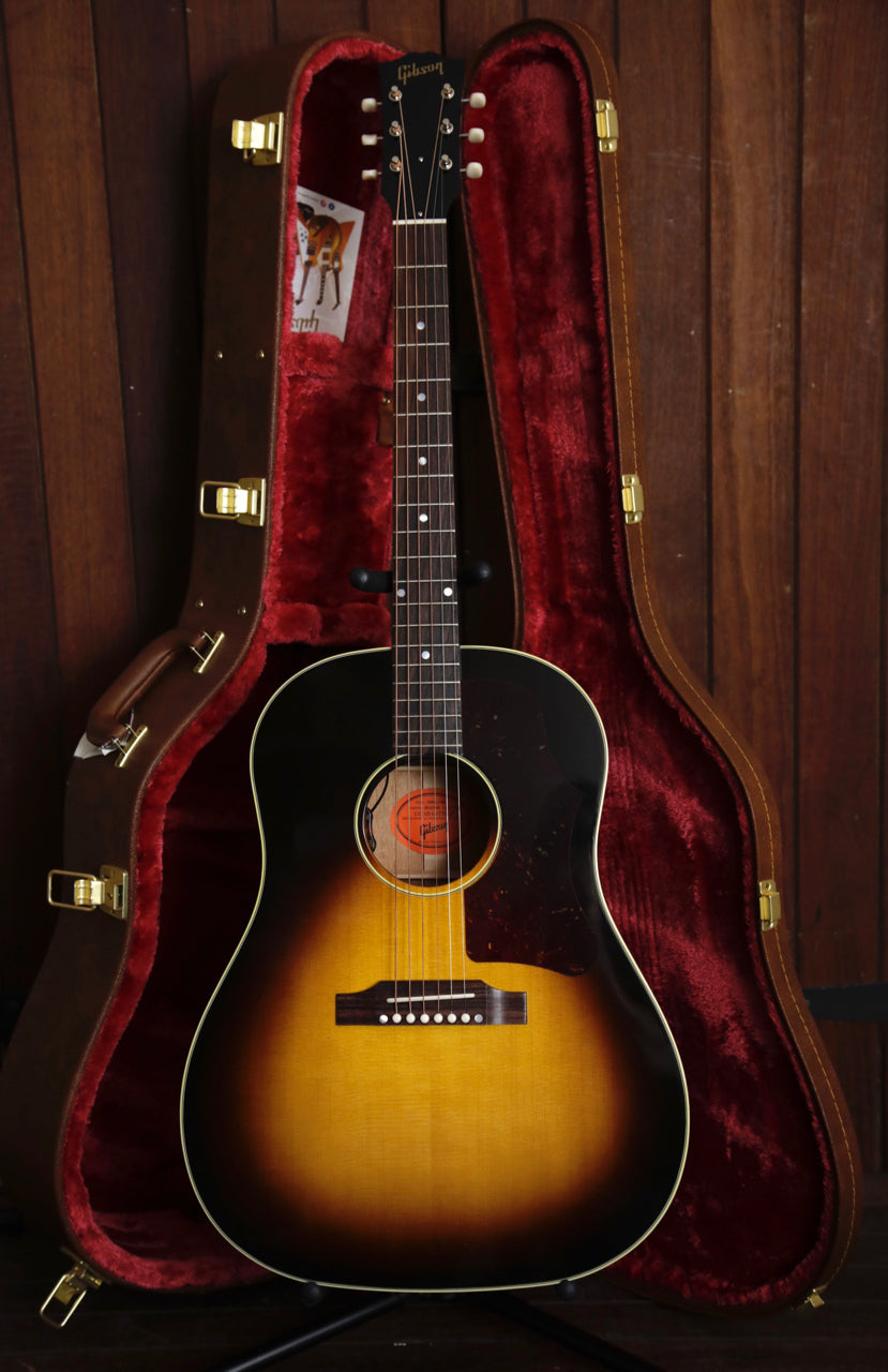 Gibson J-45 1950's Original Vintage Sunburst Acoustic-Electric Guitar