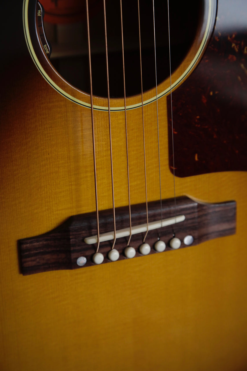Gibson J-45 1950's Original Vintage Sunburst Acoustic-Electric Guitar