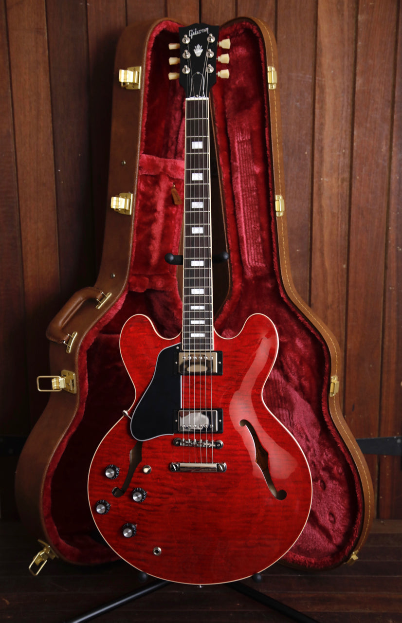 Gibson ES-335 Figured Sixties Cherry Semi-Hollow Electric Guitar Left Handed