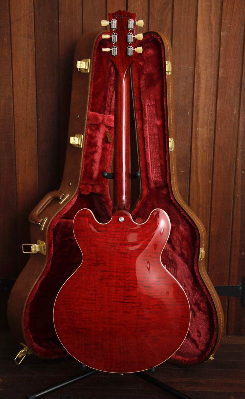 Gibson ES-335 Figured Sixties Cherry Semi-Hollow Electric Guitar Left Handed