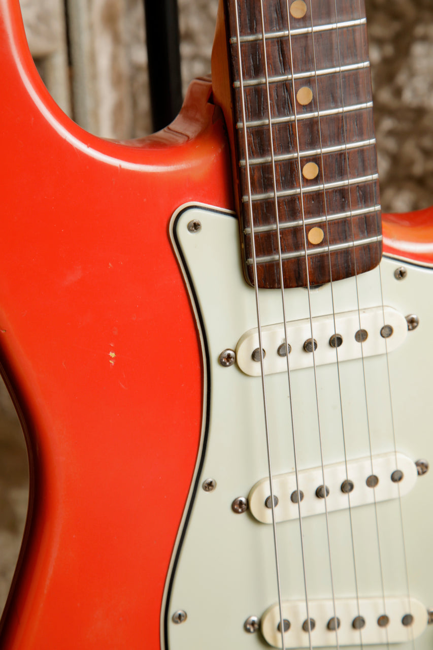 Fender 1964 Stratocaster Fiesta Red Vintage Electric Guitar Pre-Owned