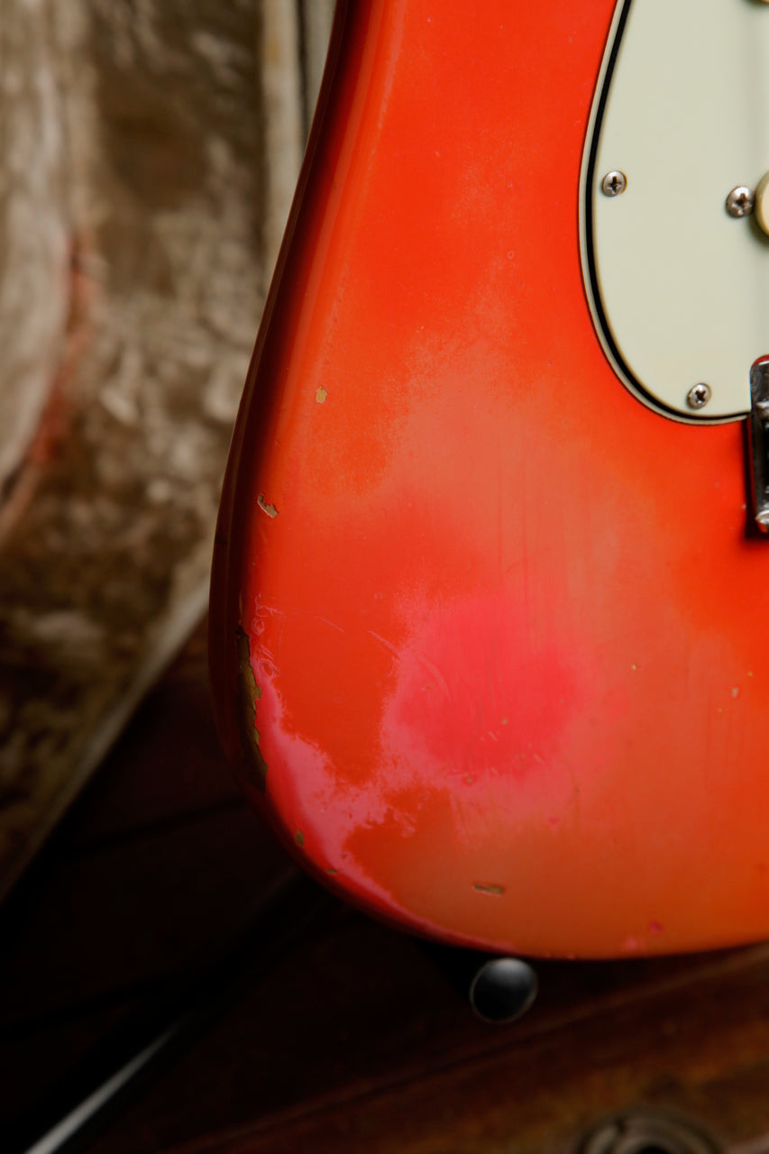 Fender 1964 Stratocaster Fiesta Red Vintage Electric Guitar Pre-Owned