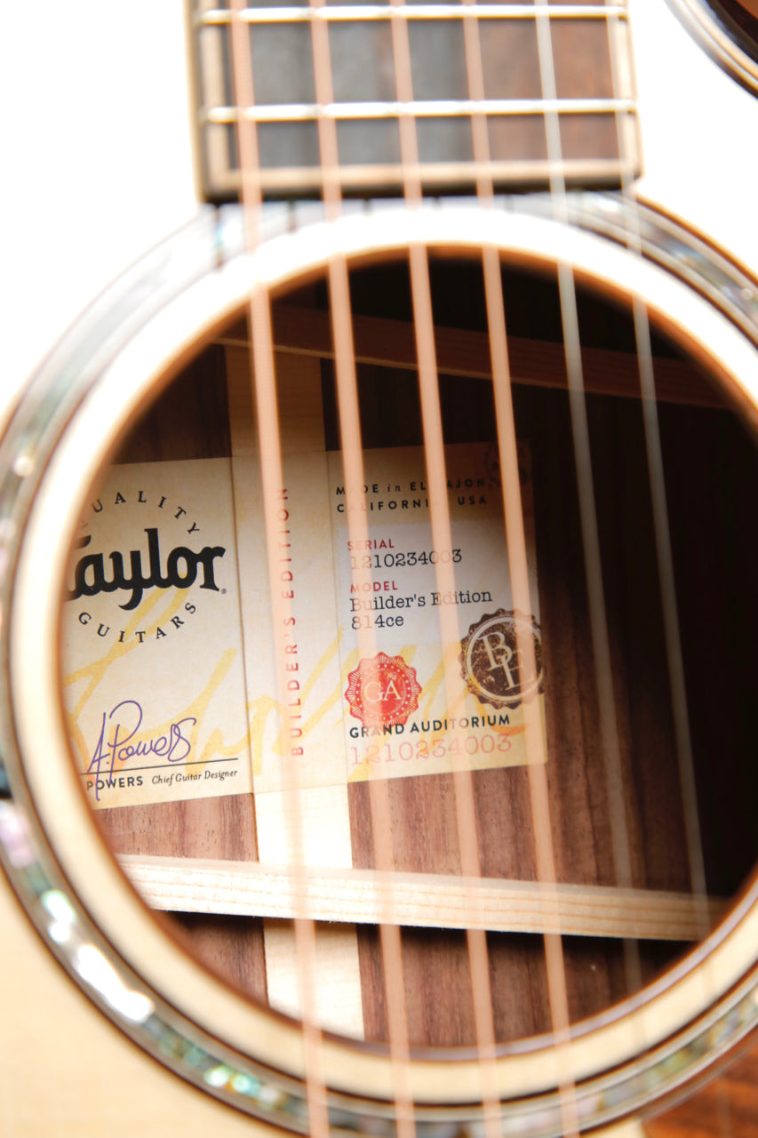Taylor Builder's Edition 814ce Acoustic-Electric Guitar