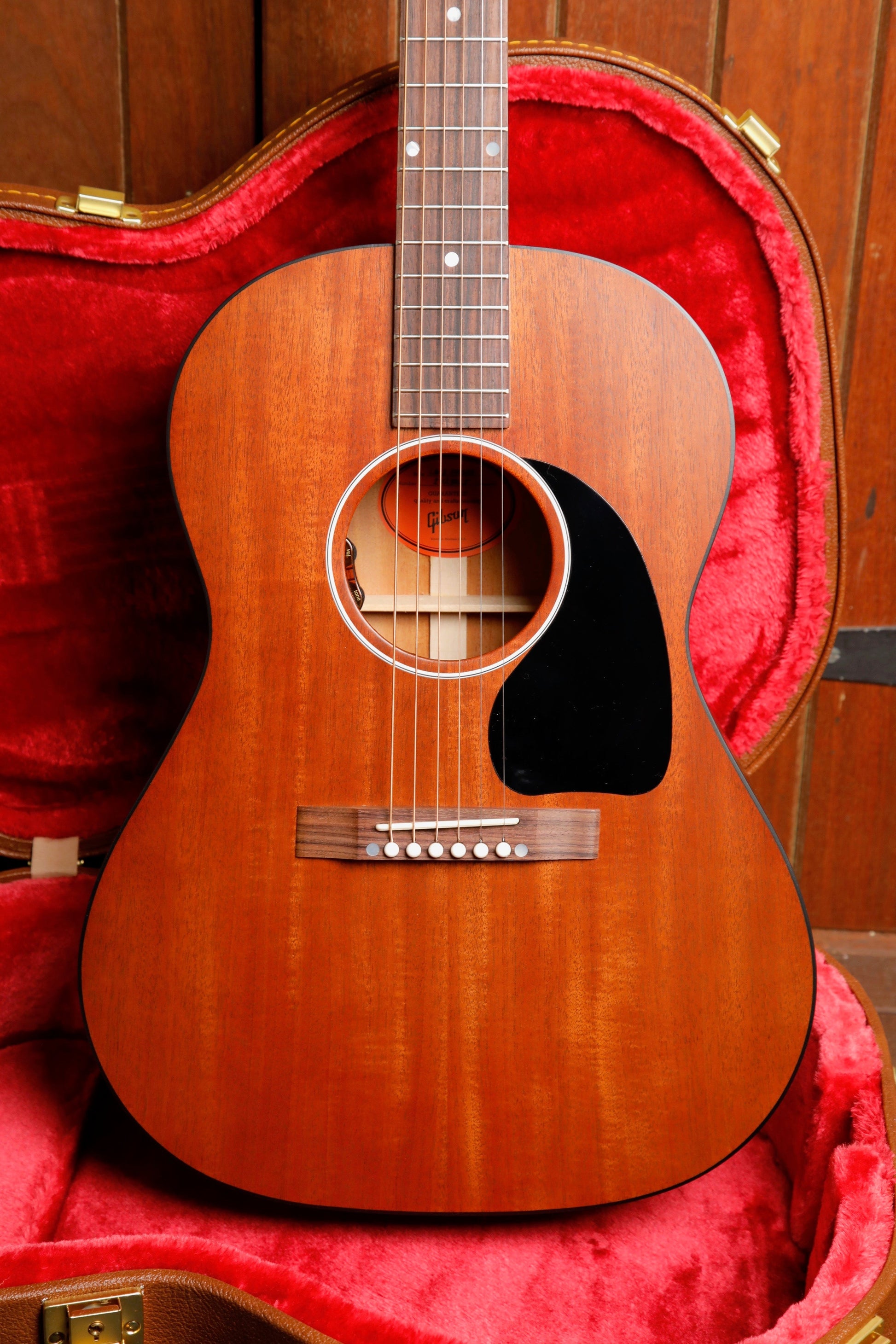 Gibson LG-2 All Mahogany Faded Natural Acoustic-Electric Guitar