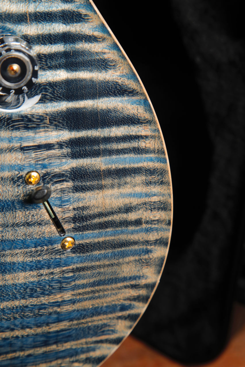 PRS Custom 24 10-Top, Pattern Thin, Faded Whale Blue Electric Guitar
