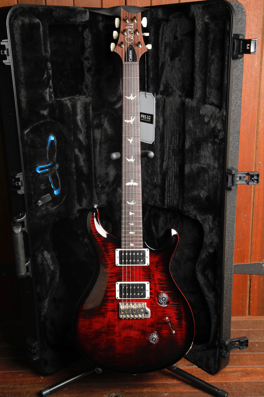 PRS Custom 24 Fire Smokeburst Electric Guitar