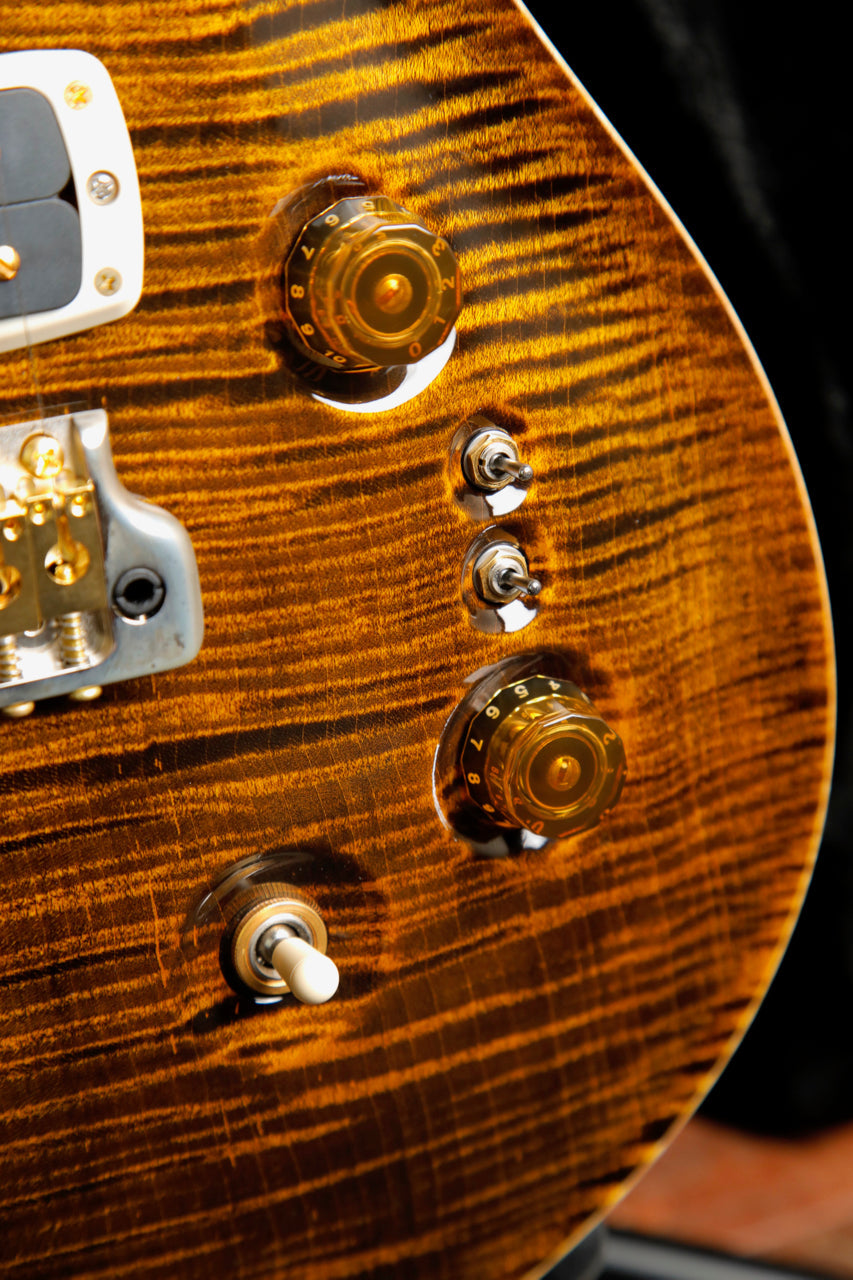 PRS Custom 24-08 10-Top, Pattern Thin, Yellow Tiger Electric Guitar