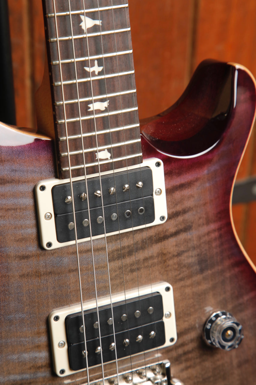 PRS CE24 Faded Grey Black Purple Burst Electric Guitar