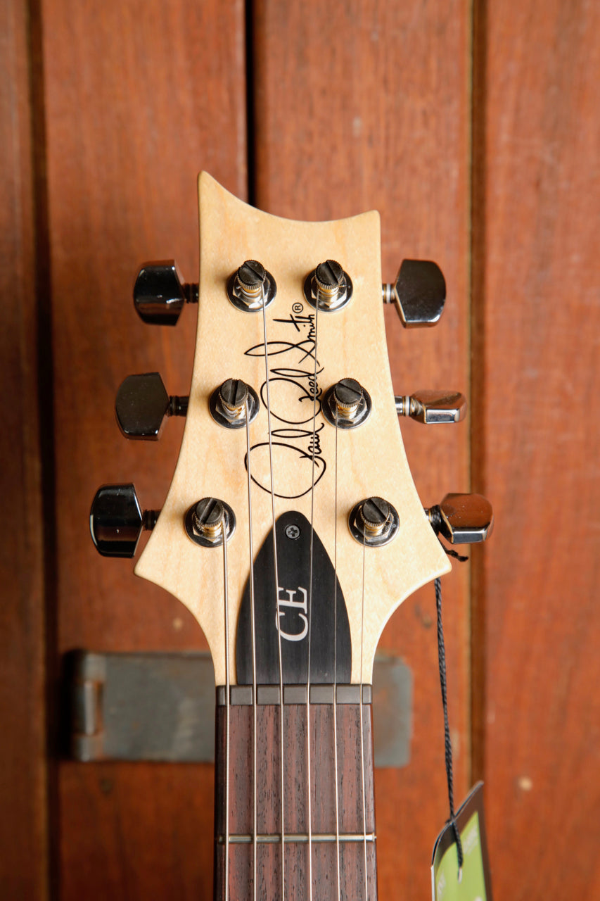PRS CE24 Semi-Hollow Black Amber Electric Guitar