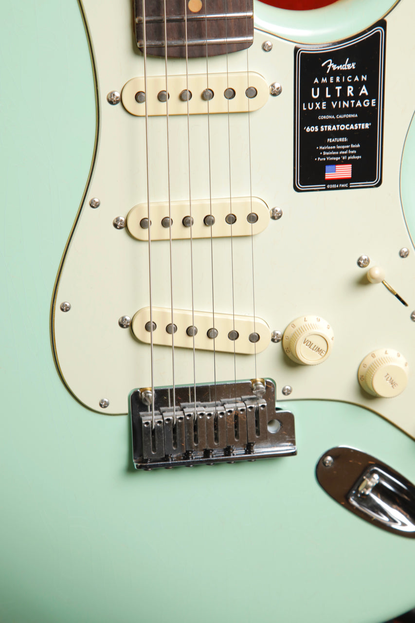 Fender American Ultra Luxe Vintage '60s Stratocaster Surf Green