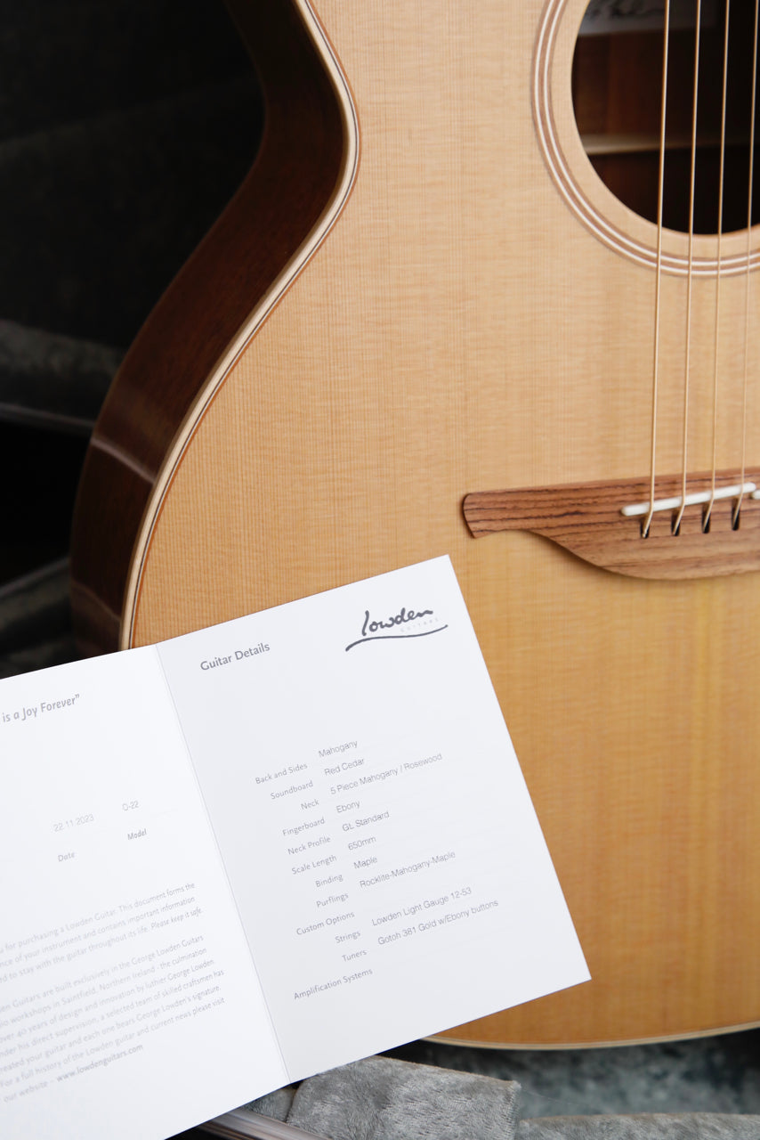 Lowden O-22 Original Series Cedar/Mahogany Acoustic Guitar